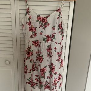 H&M White floral dress
